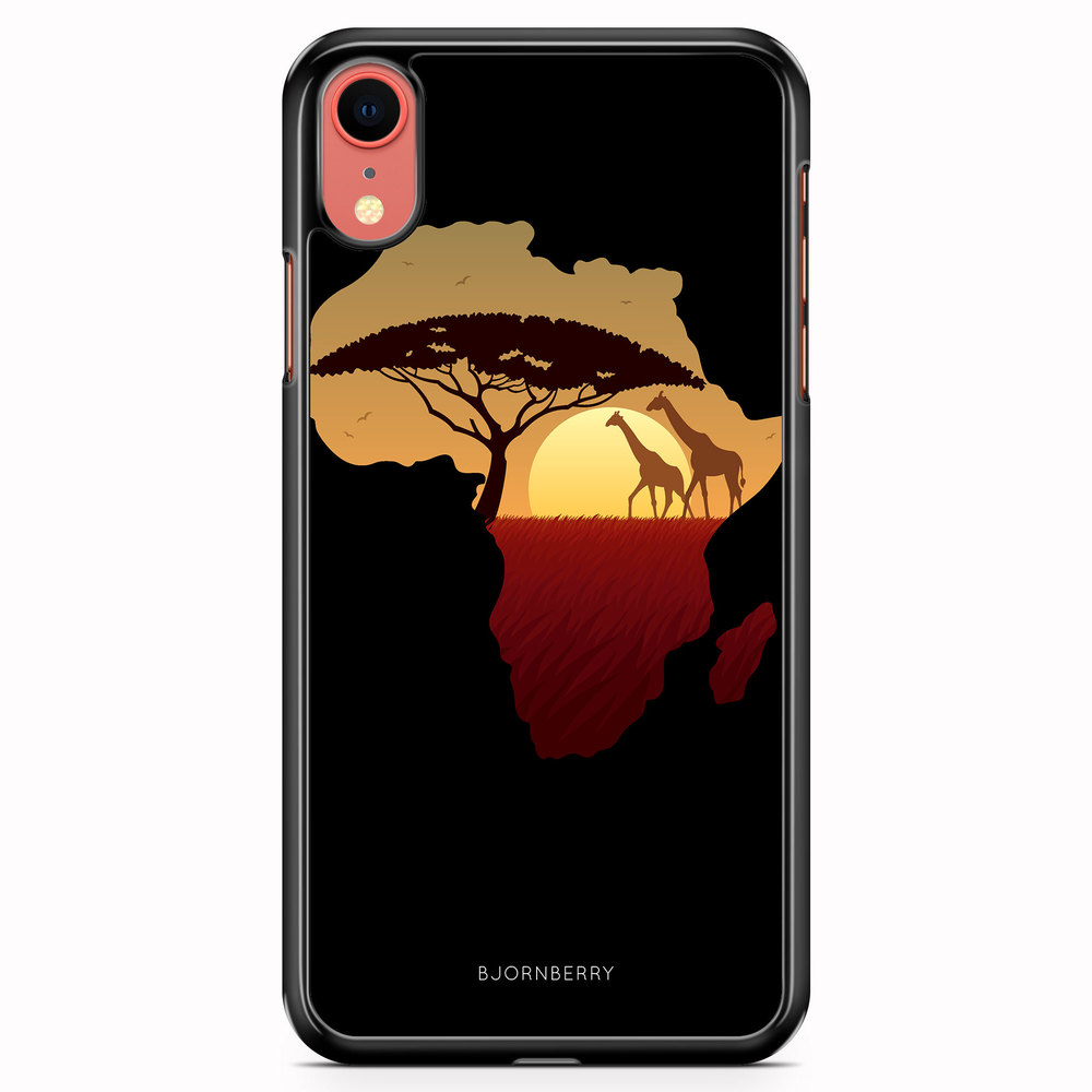 iPhone XR Case - Africa Black