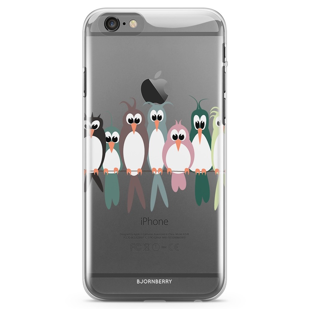 iPhone 6 Plus/6s Plus TPU Case - Birds on a string
