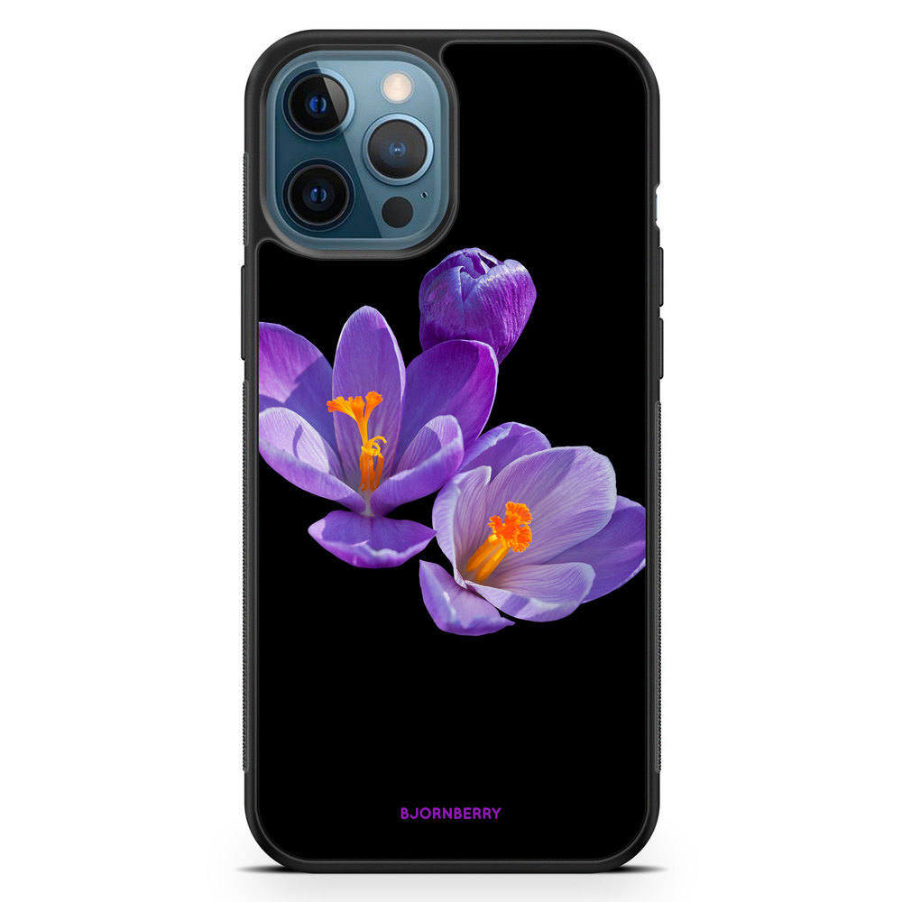 iPhone 12 Pro Case - Purple Flowers