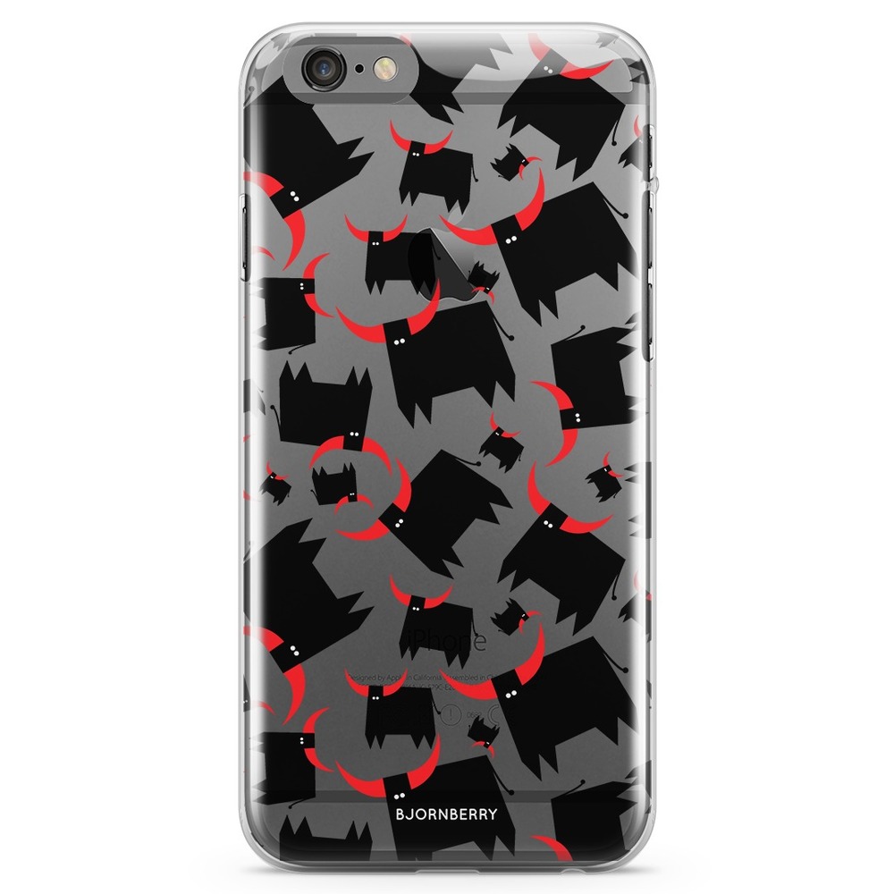 iPhone 6 Plus/6s Plus TPU Case - Bull Red Horns