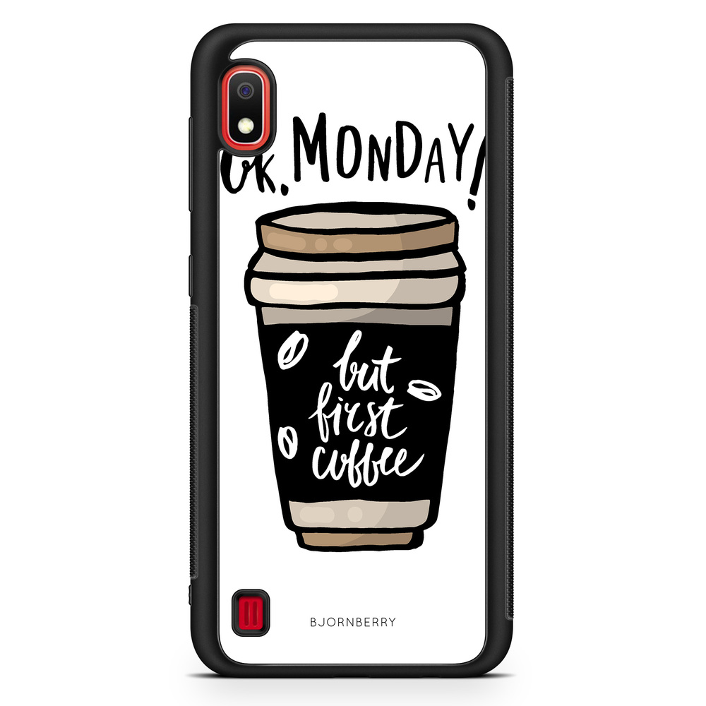 Samsung Galaxy A10 Case - But First Coffee