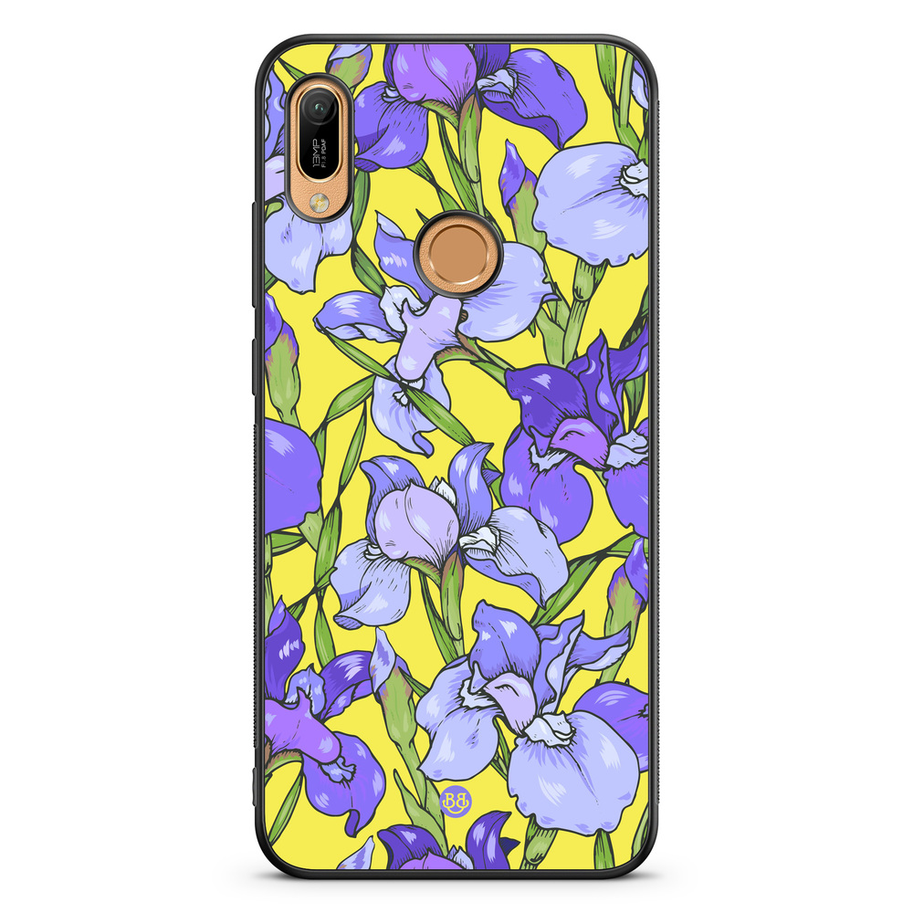 Huawei Y6 2019 Case - Iris Flowers