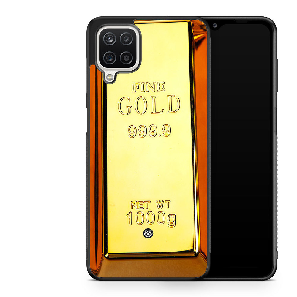 Samsung Galaxy A12 Case - Gold brick