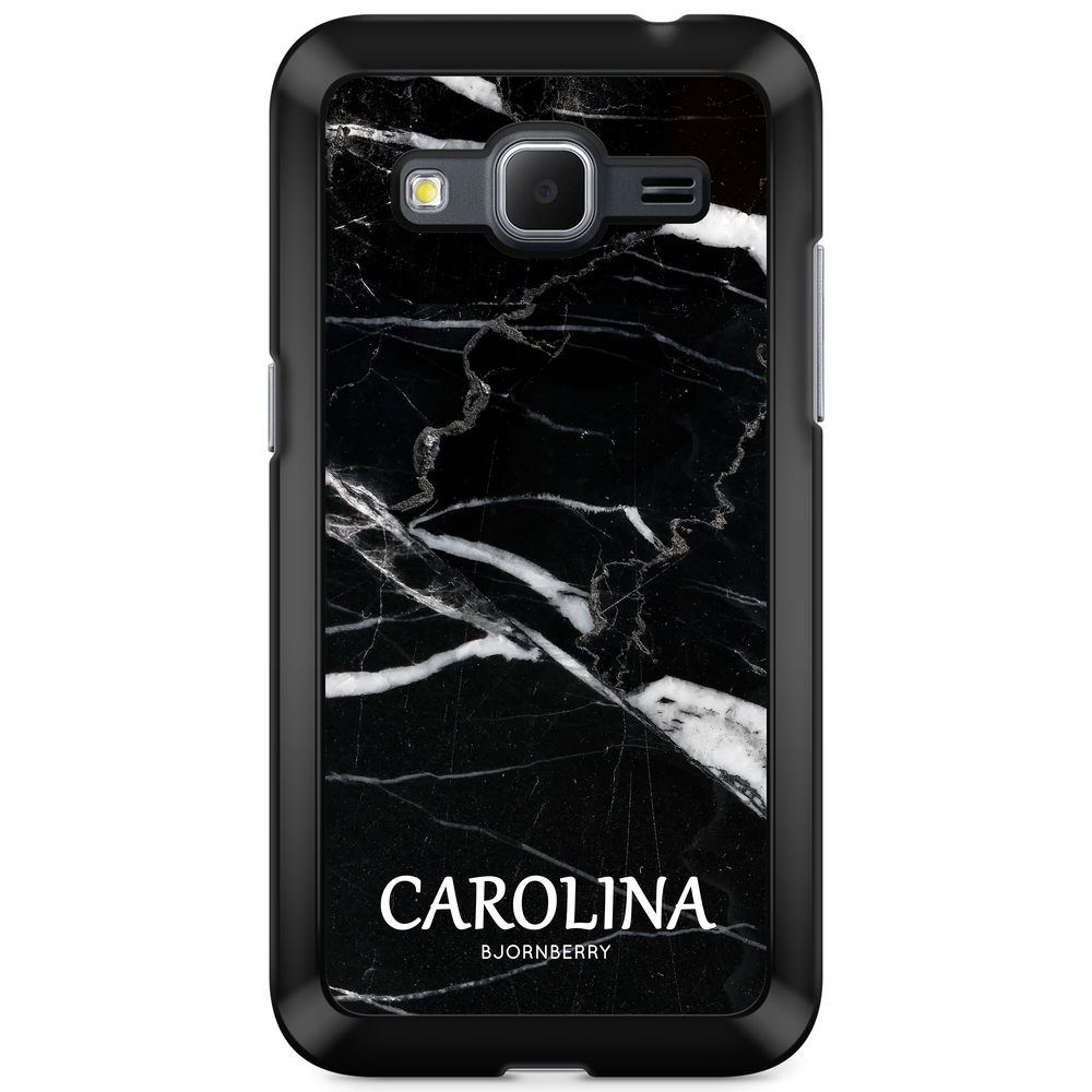 Samsung Galaxy Core Prime Case Custom - Black Marble Name