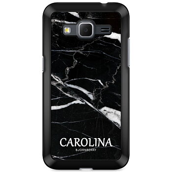 Samsung Galaxy Core Prime Skal Custom - Svart Marmor Namn