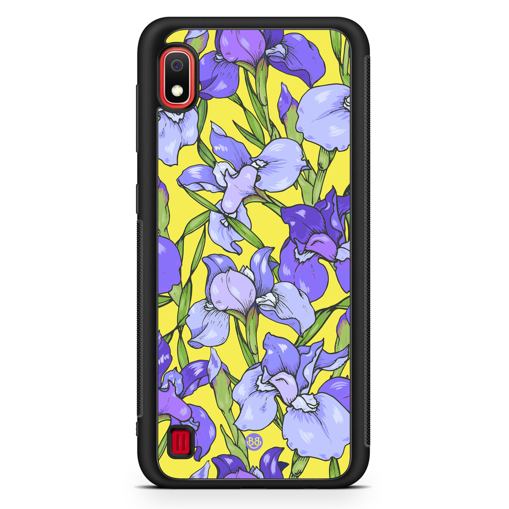 Samsung Galaxy A10 Case - Iris Flowers