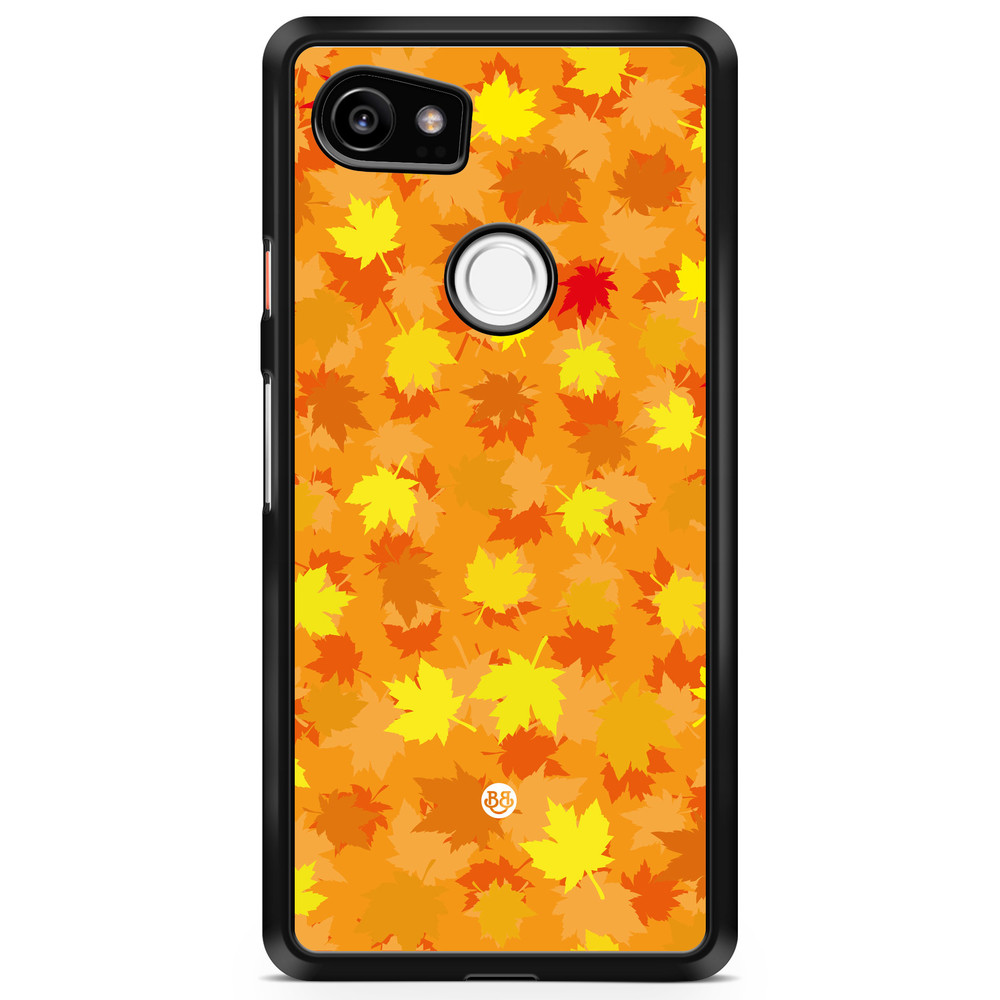 Google Pixel 2 XL Case - Orange leaves