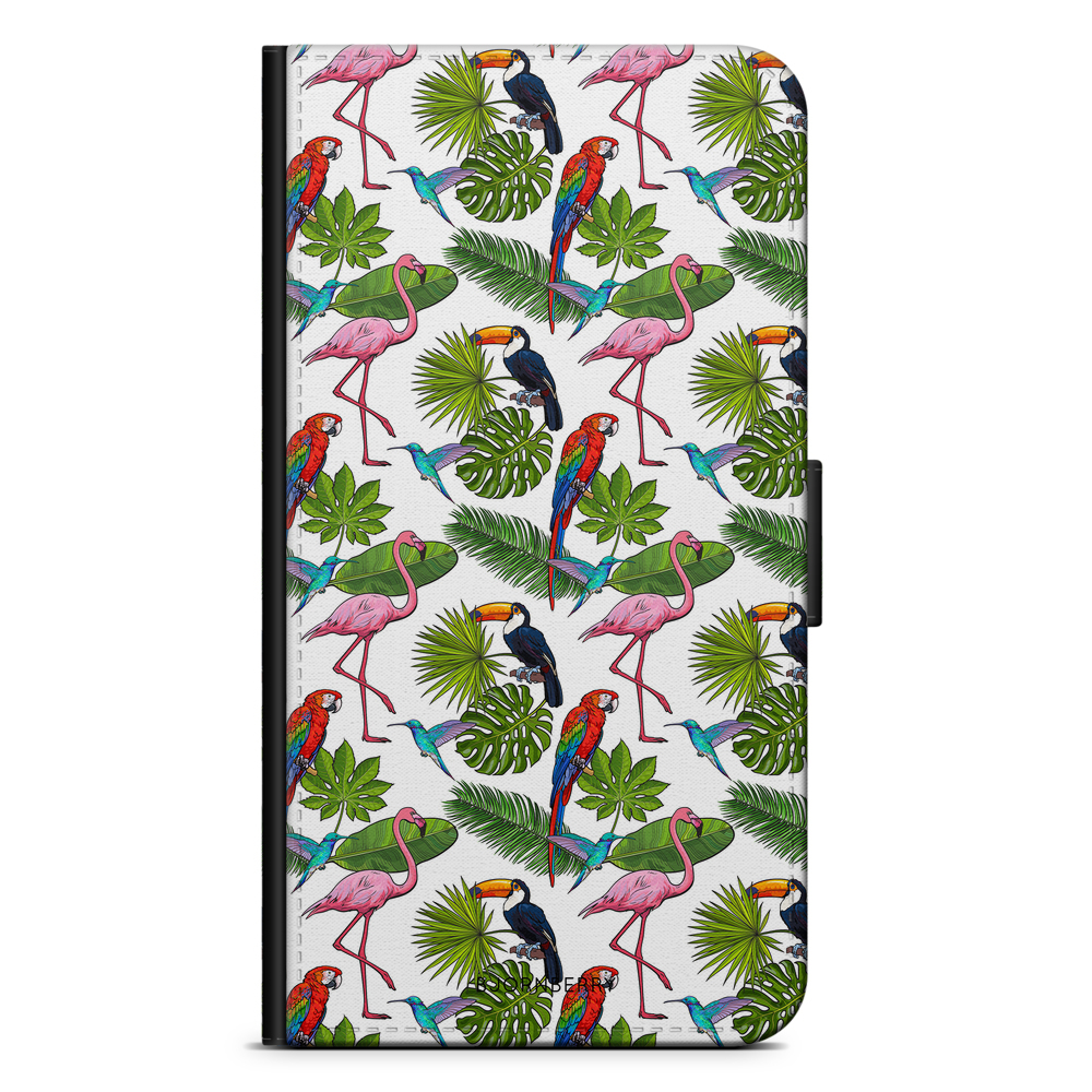 Samsung Galaxy A20e (2019) Wallet Case - Tropical Pattern