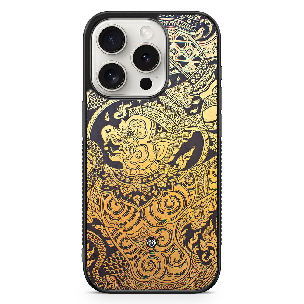 iPhone 15 Pro Case - Gold Thai