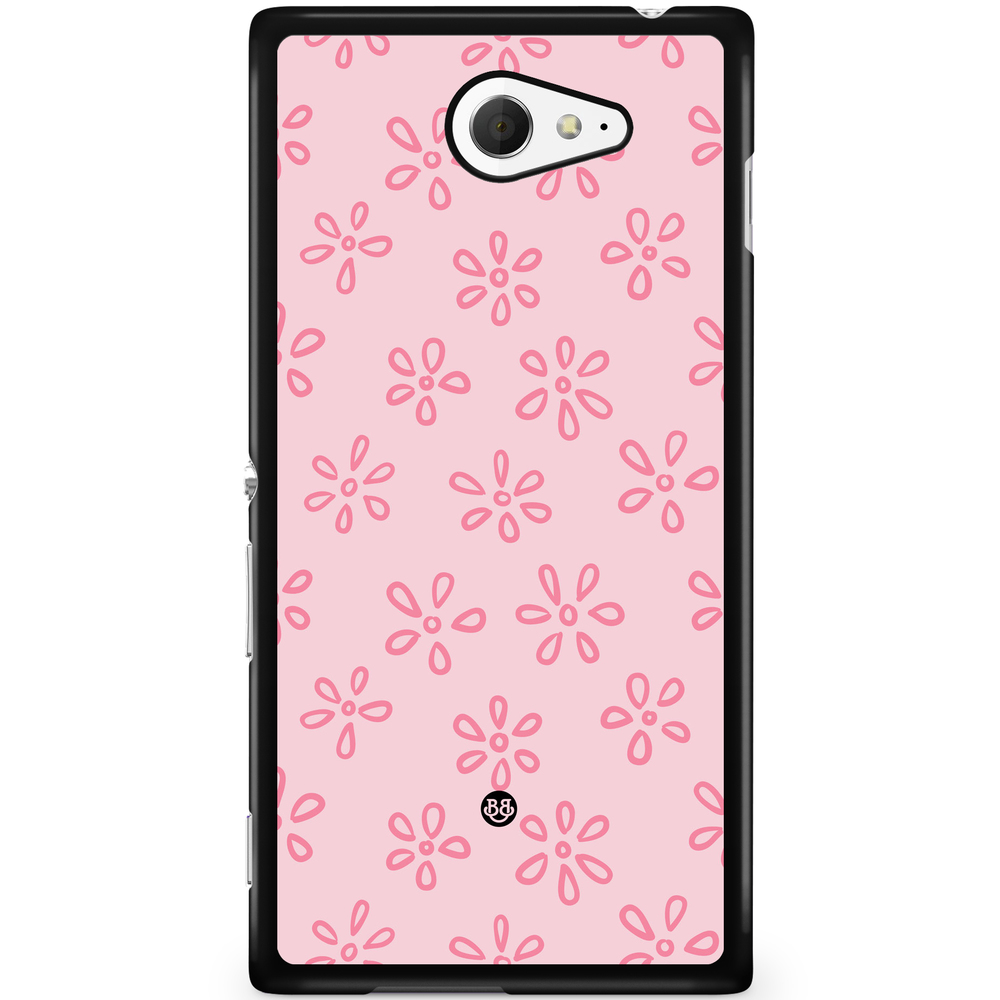 Sony Xperia M2 Aqua Case - Spring - Pink