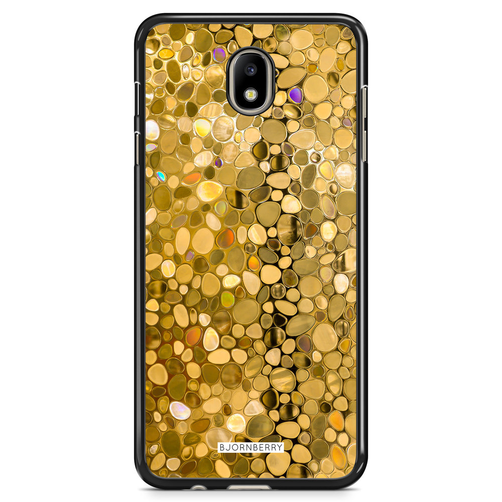 Samsung Galaxy J7 (2017) Case - Stained Glass Gold