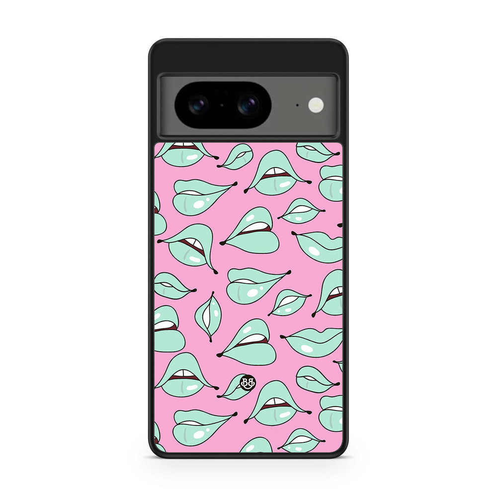 Google Pixel 8 Case - Green Lips