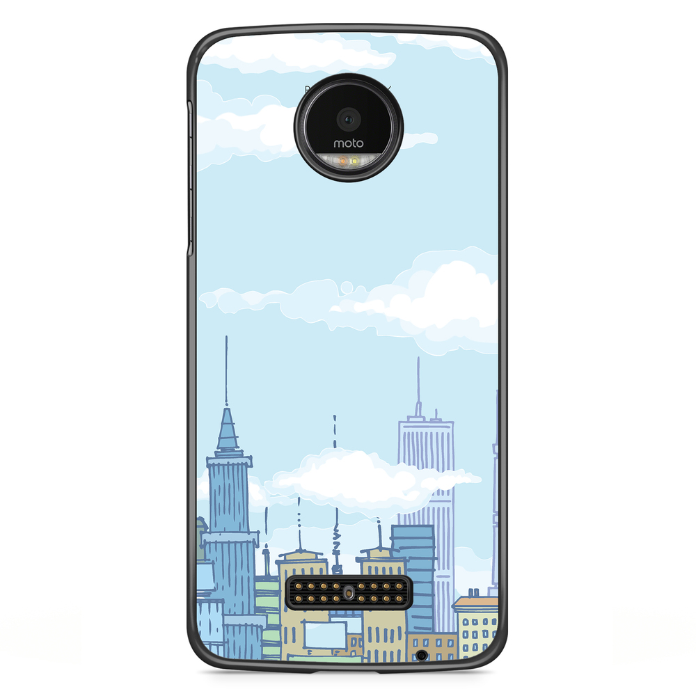 Motorola Moto Z Case - Cartoon Skyline