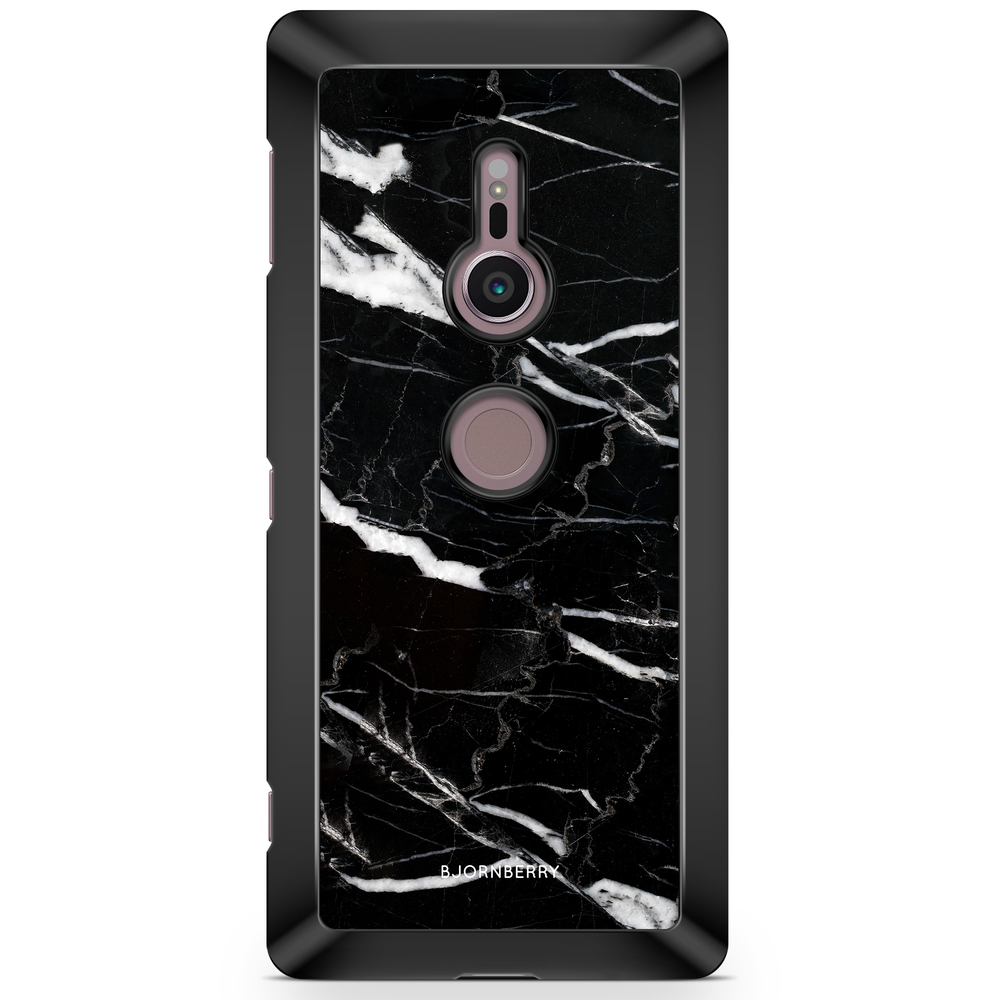 Sony Xperia XZ2 Case  - Black Marble