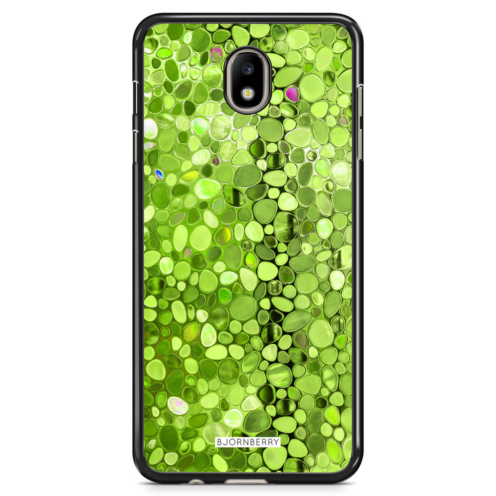 Samsung Galaxy J7 (2017) Case - Stained Glass Green