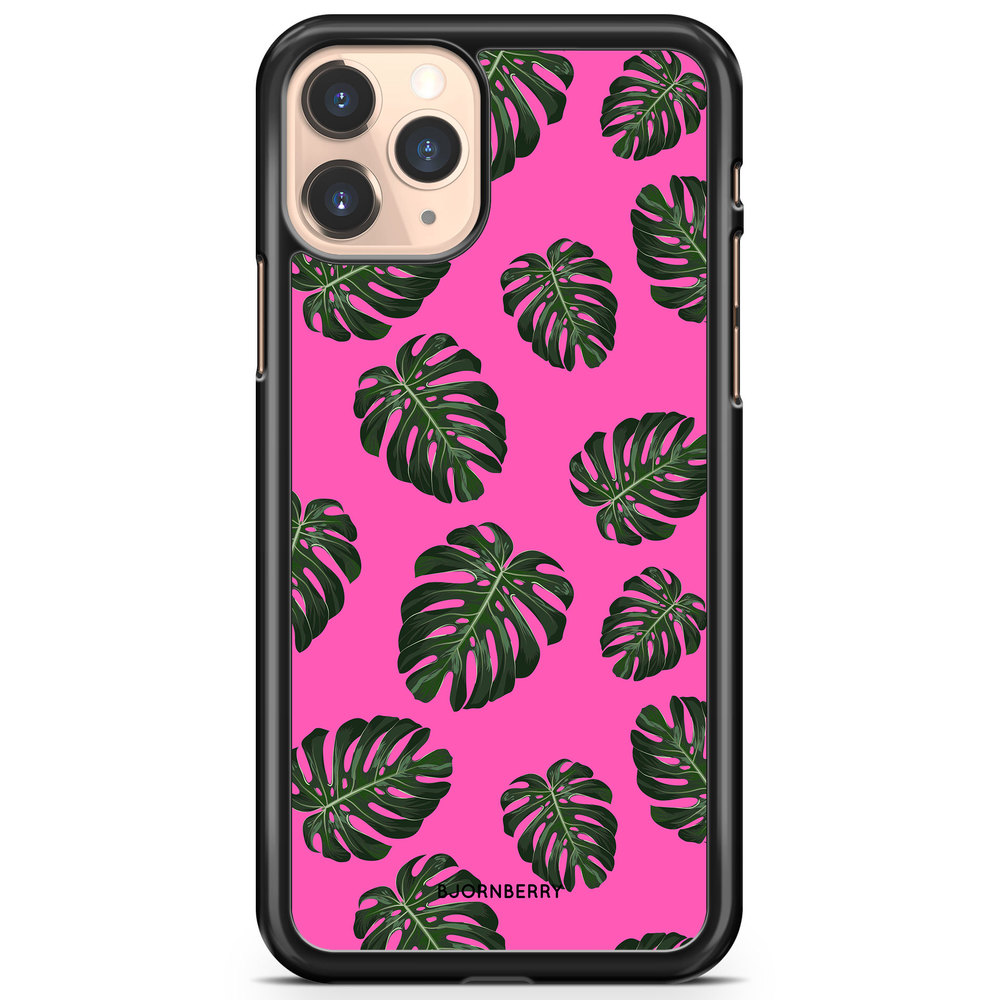 iPhone 11 Pro Case - Monstera Pink