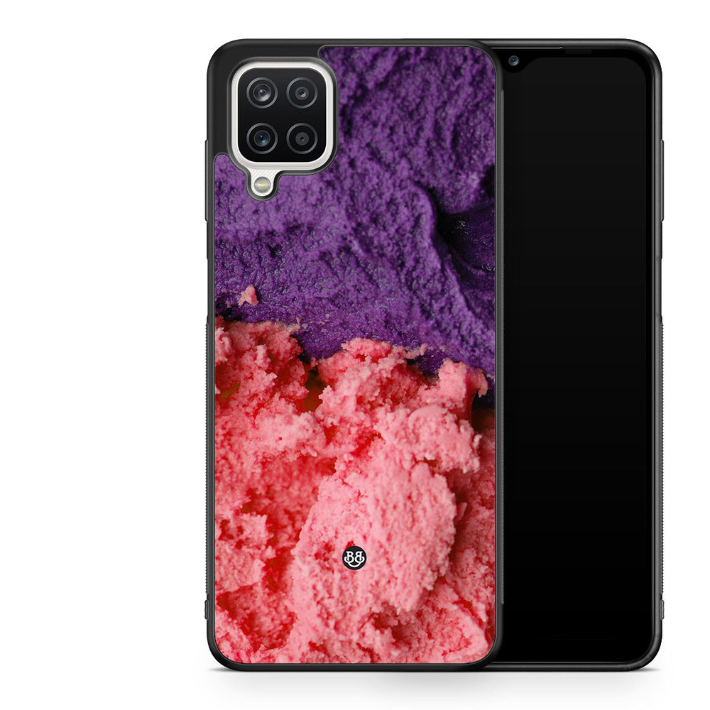Samsung Galaxy A12 Case - Ice-crea pink/purple