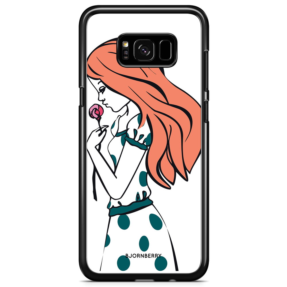 Samsung Galaxy S8 Case - Girl Rose