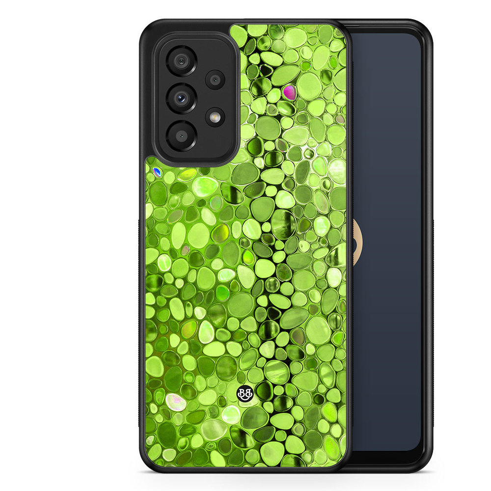 Samsung Galaxy A33 5G Case - Stained Glass Green