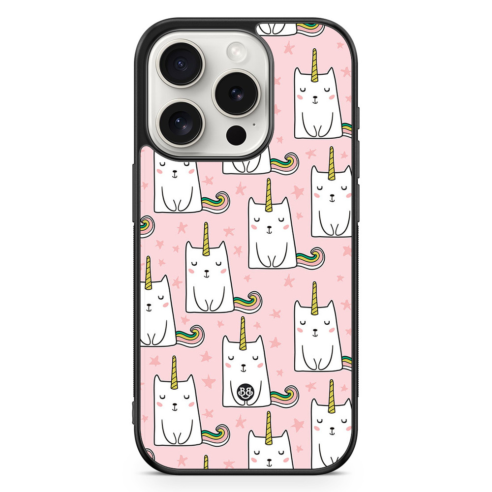 iPhone 15 Pro Case - Cat Unicorn