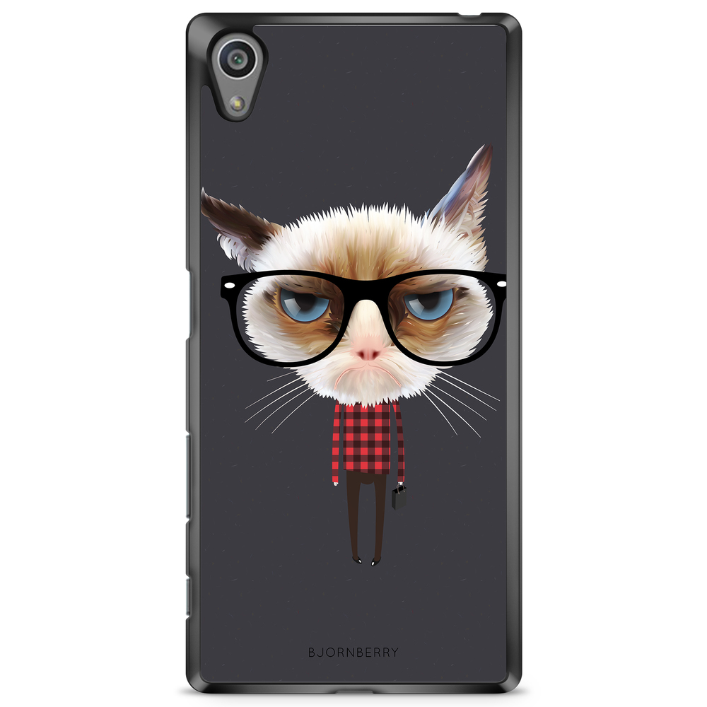 Sony Xperia Z5 Premium Skal - Hipster Katt