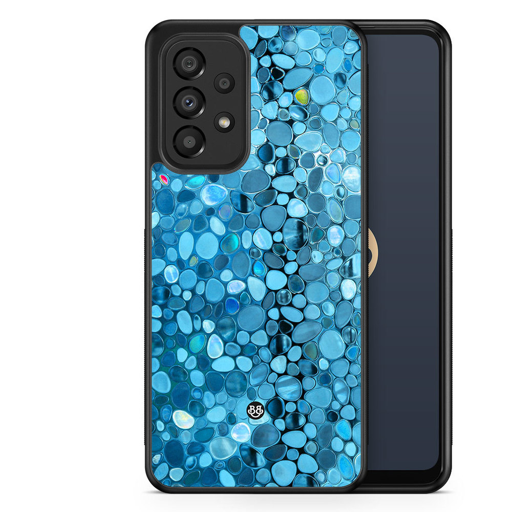 Samsung Galaxy A33 5G Case - Stained Glass Blue