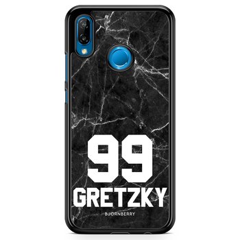Huawei P20 Lite Skal Custom - Svart Marmor Nummer
