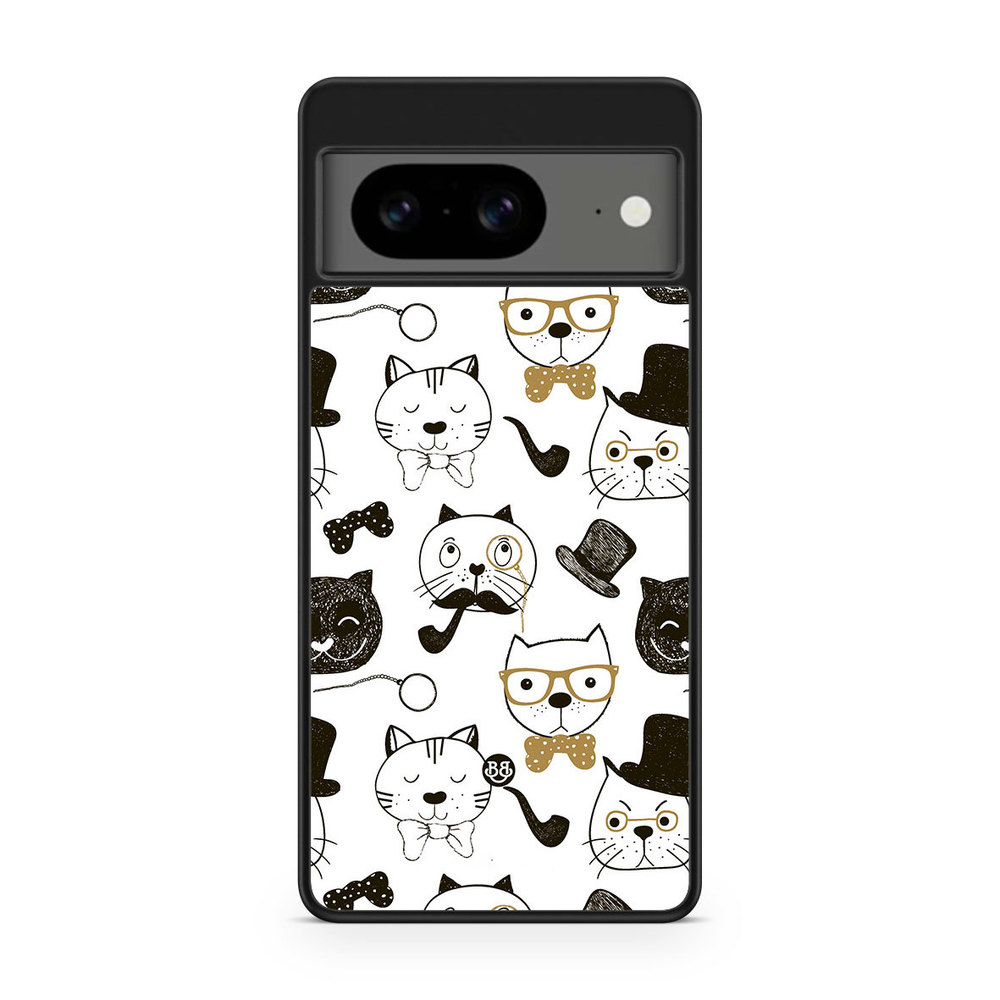 Google Pixel 8 Case - Cartoon cats