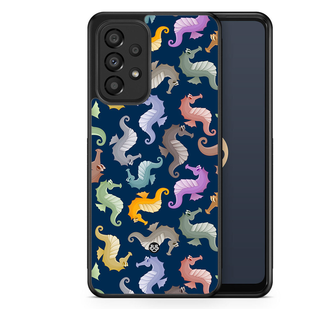 Samsung Galaxy A33 5G Skal - Tecknade sjöhästar