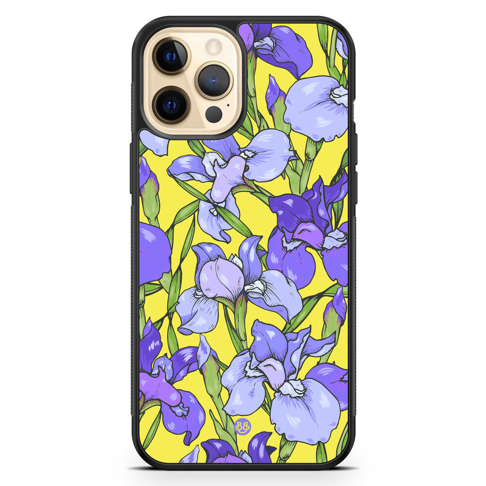 iPhone 12 Pro Max Case - Iris Flowers