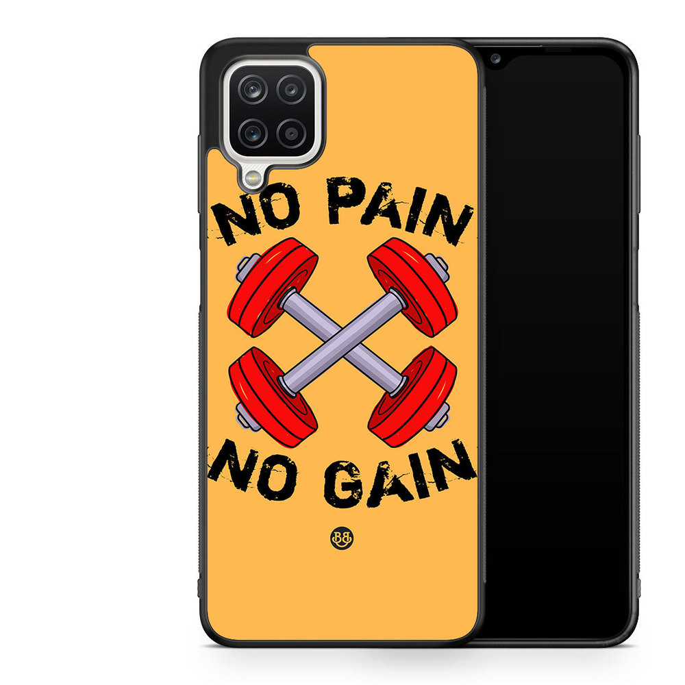 Samsung Galaxy A12 Case - No Pain No Gain