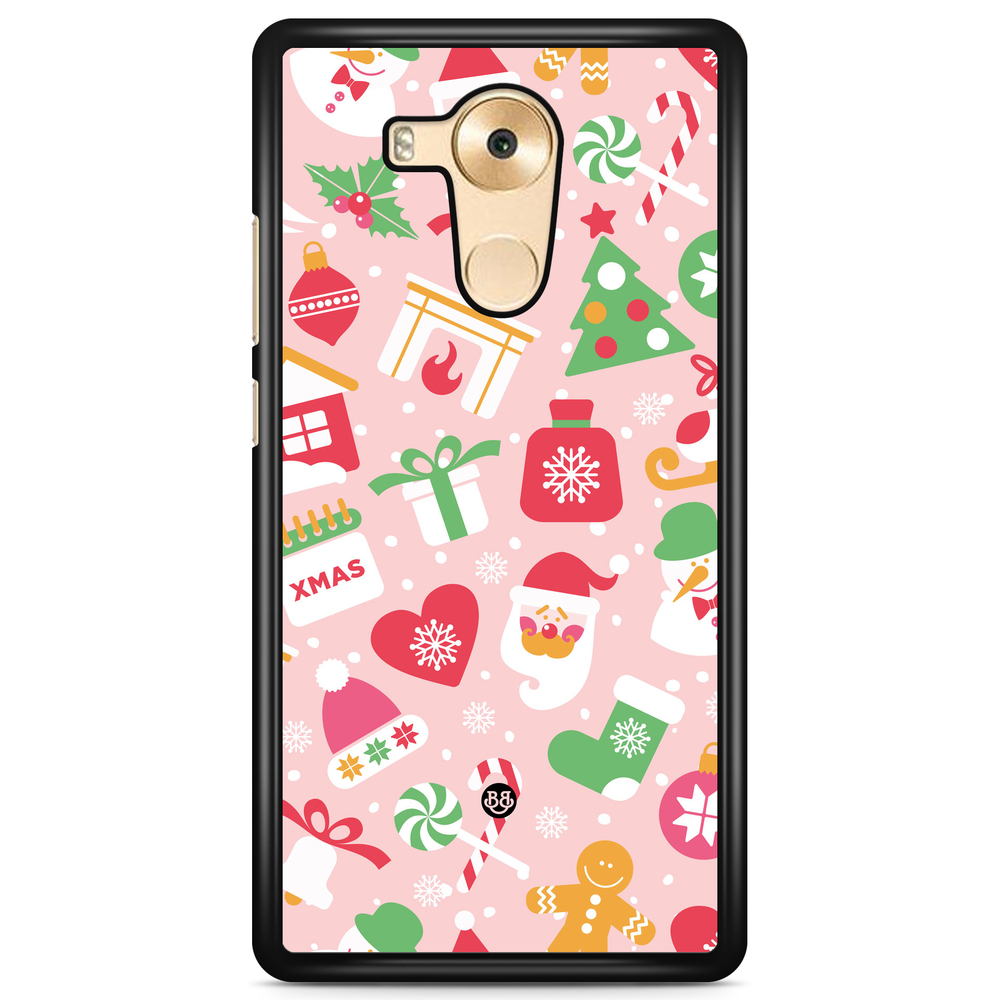 Huawei Mate 9 Case - Pink Christmas