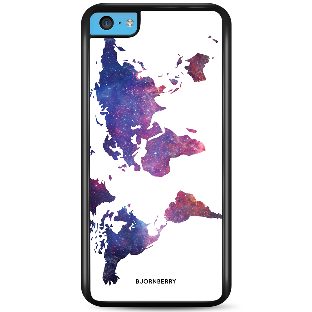 iPhone 5C Case - World Map Space