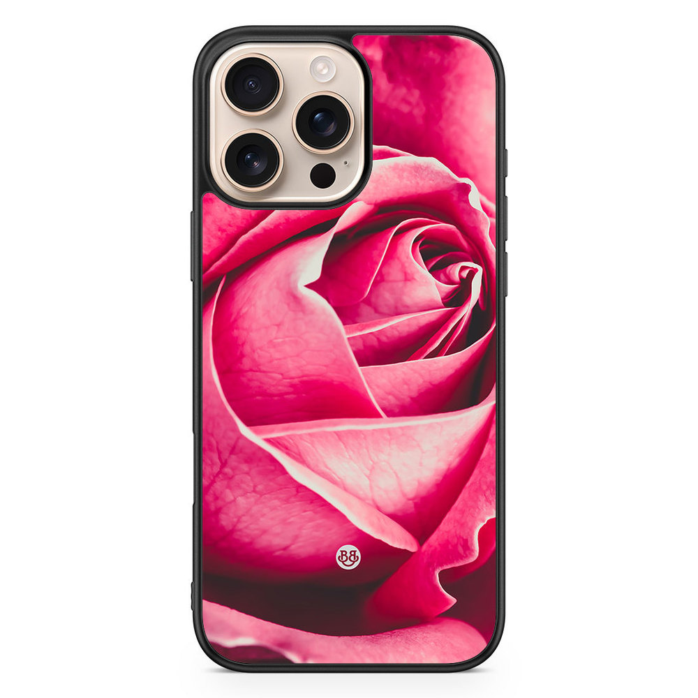 iPhone 16 Pro Max Case - Pink Rose
