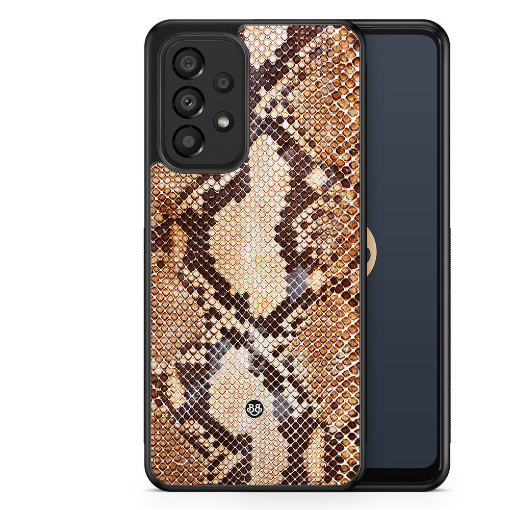 Samsung Galaxy A33 5G Case - Snakeskin Brown