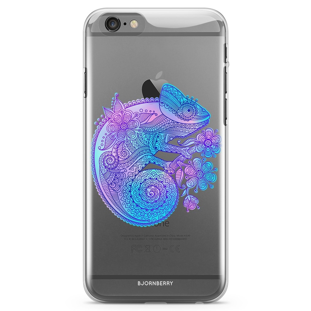 iPhone 6 Plus/6s Plus TPU Case - Mandala Chameleon