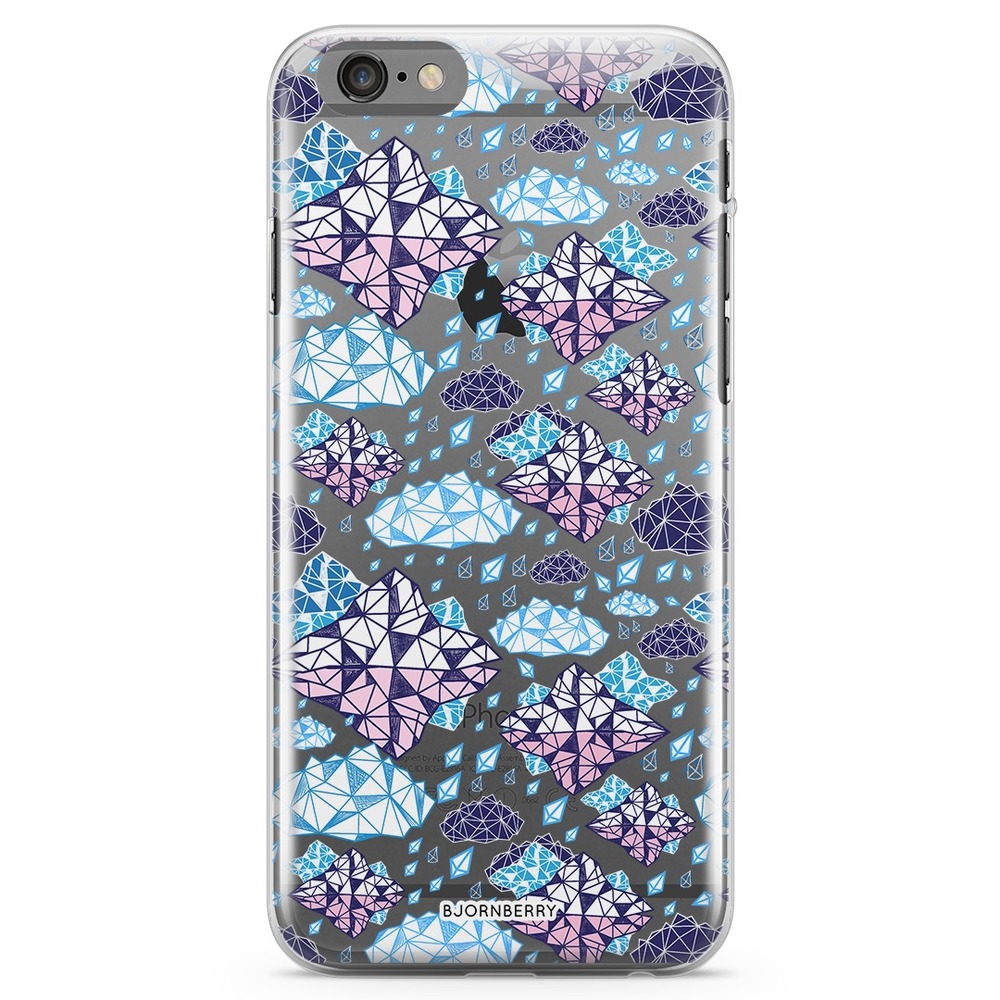 iPhone 6 Plus/6s Plus TPU Case - Geometric Clouds
