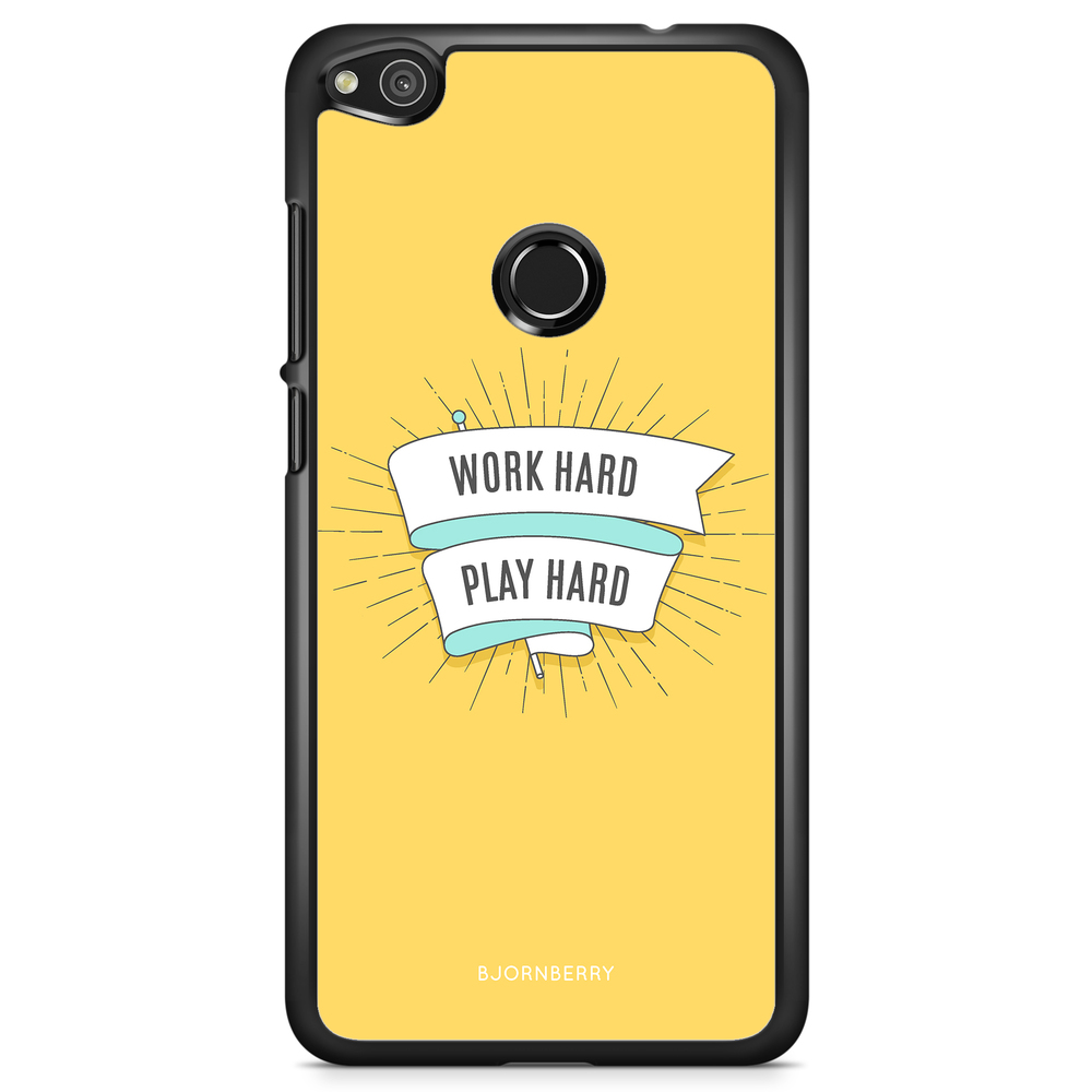 Huawei Honor 8 Lite Case - Work hard play hard