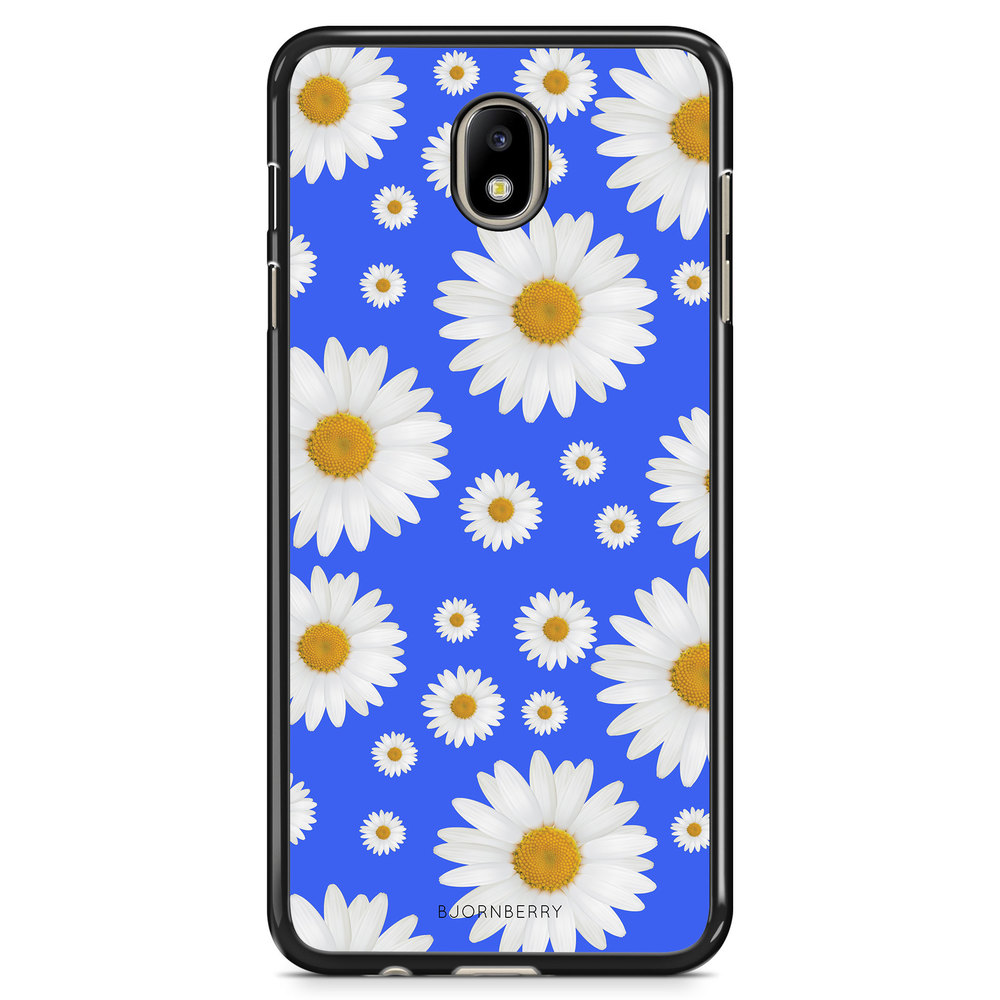 Samsung Galaxy J7 (2017) Case - Blue Daisy Flowers