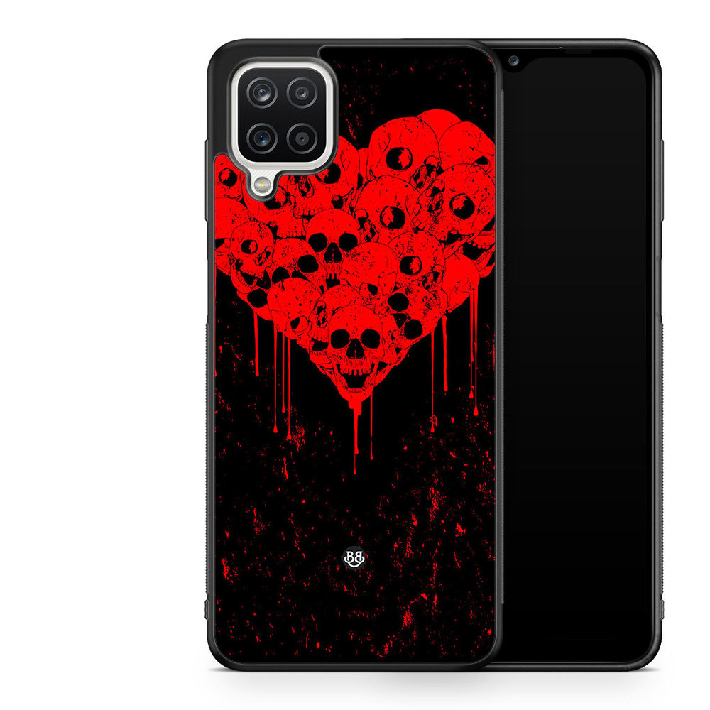 Samsung Galaxy A12 Case - Skull Heart