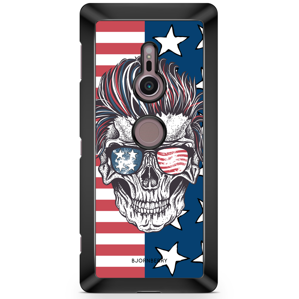 Sony Xperia XZ2 Case  - USA Skull