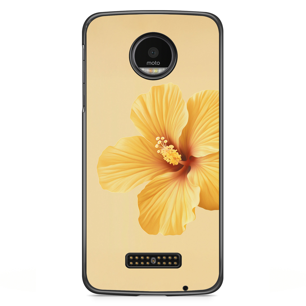 Moto Z2 Play Case - Hibiscus Era - Lemon