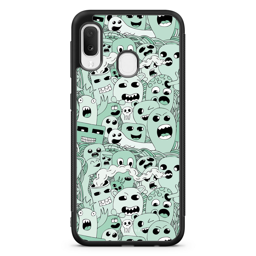 Samsung Galaxy A20e Case - Ghost Pattern