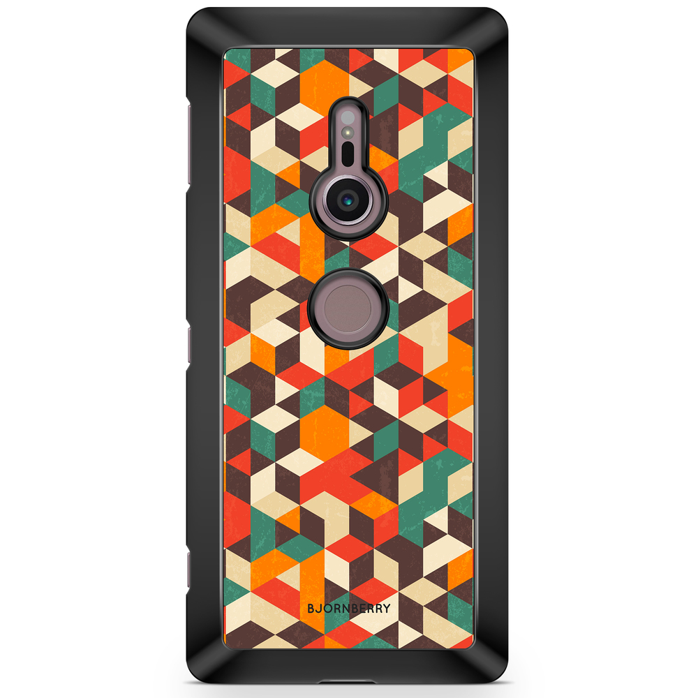 Sony Xperia XZ2 Case  - Retro Geometric