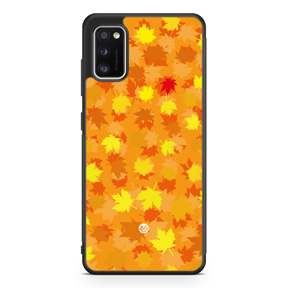 Samsung Galaxy A41 Case - Orange leaves
