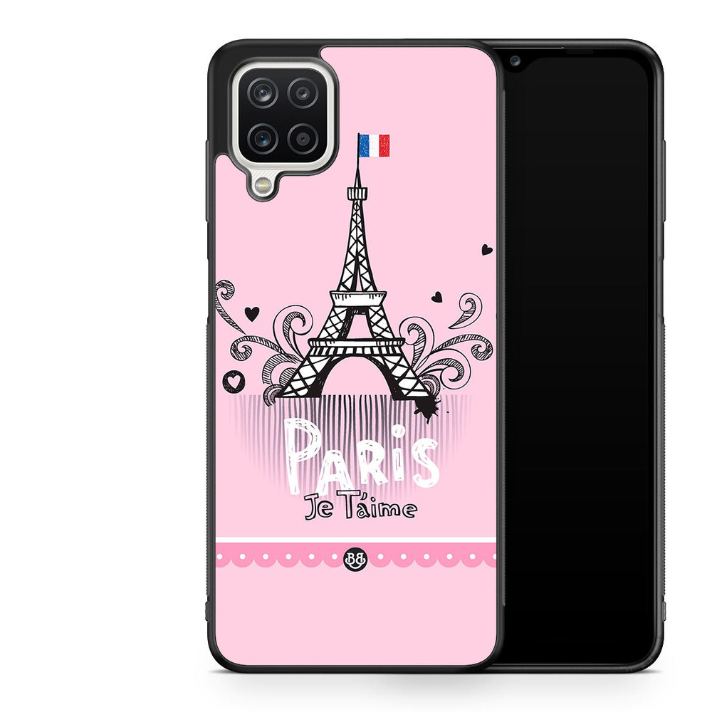 Samsung Galaxy A12 Case - Paris je taime