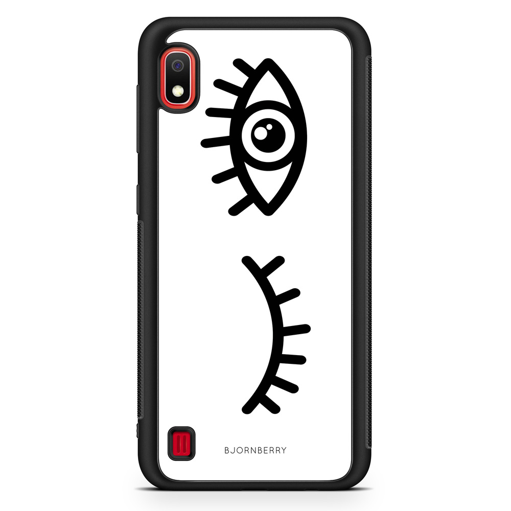 Samsung Galaxy A10 Case - Black Eyes
