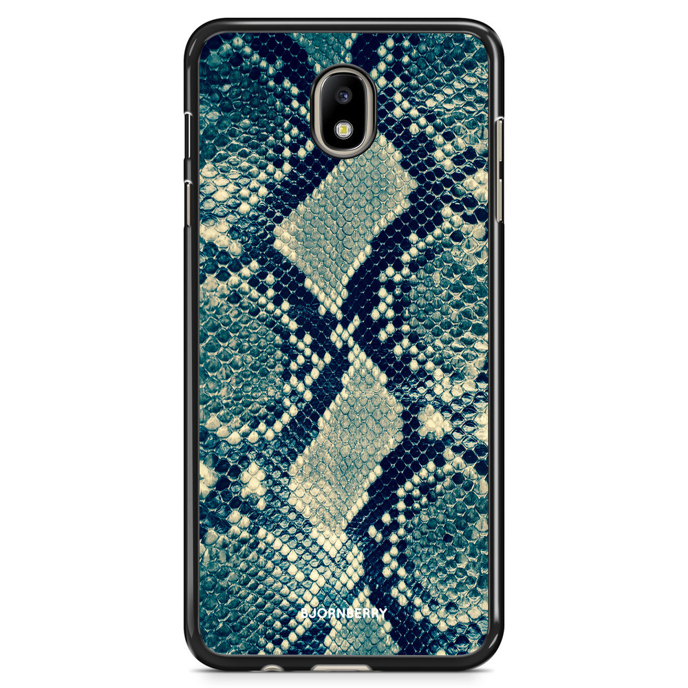 Samsung Galaxy J7 (2017) Case - Blue Snakeskin