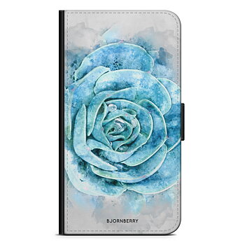 Huawei Mate 9 Pro Wallet Case - Blue Cactus