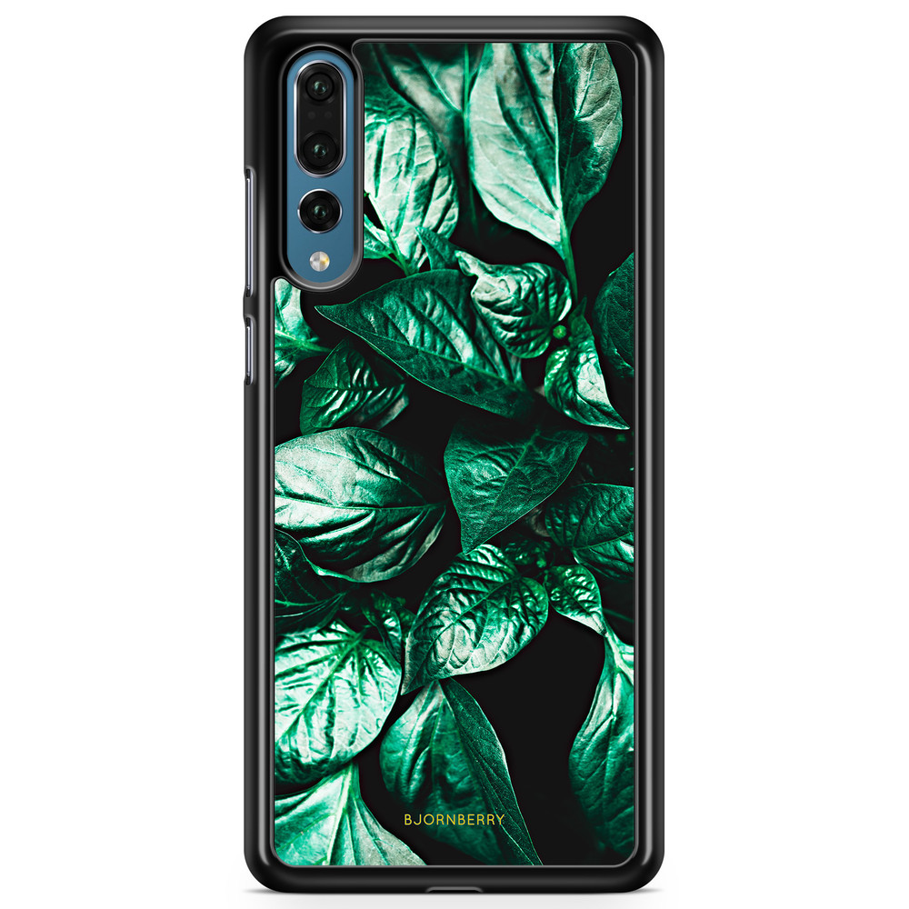 Huawei P20 Pro Case - Green Leaves
